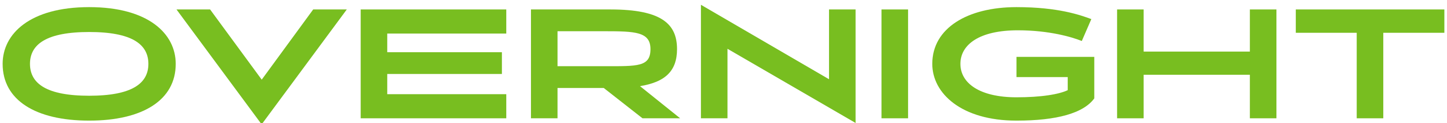 LOGO SCHRIFT OVERNIGHT GRUEN